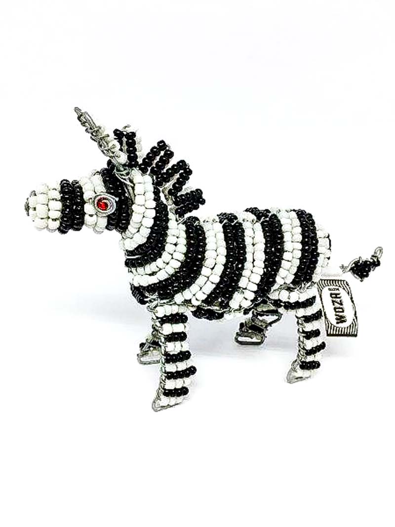 Animals Wild Beaded Wirework Zebra Woza Moya